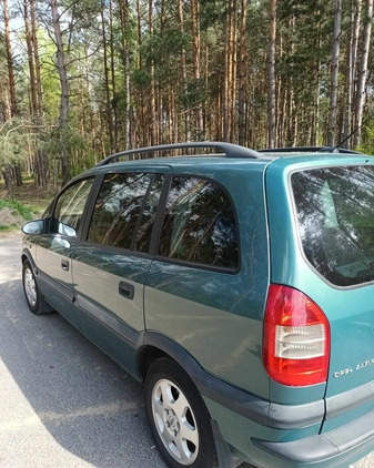 Opel Zafira cena 6200 przebieg: 335000, rok produkcji 2003 z Biała małe 56